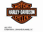 SCREW,M6X1,12MM,HEX,FLANGE,LOC - 10200705 - Harley-Davidson