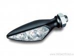 Señal de giro LED Micro Rhombus S Extreme BLACK con cristal blanco FS / SD - Kellermann
