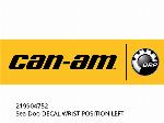 SEADOO DECAL WRIST POSITION LEFT - 219904752 - Can-AM