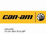 SEADOO REAR DECAL LEFT - 219904758 - Can-AM