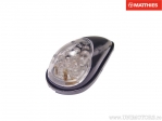 Semnalizare LED carena (aplicat) fata/spate set 2buc 65x32x23mm sticla transparenta - JM