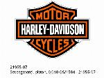 Serie segmenti, pistone, .010 os/1584 - 21955-07 - Harley-Davidson