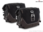 Set borse laterali Legend Gear LC1 (2x9,8L) e supporti SLC - nero-marrone - Triumph Trident 660 ('21-) - SW-Motech