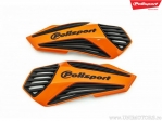 Set di plastica di ricambio arancione nero paramani MX Air - Polisport