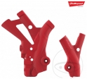 Set di protezione telaio rosso Polisport - Beta RR 200 LC 2T Enduro Oilmix ('19-'20) / Beta RR 250 2T Enduro ('13-'17) - JM