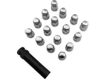 Set of grooved nuts (12x1.50mm) - silver - Moose
