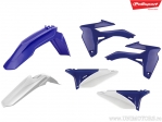 Set plastice albastre/albe - Sherco SE 250 2T Enduro ('14-'15) / SE 250 iR Racing ('12-'13) - Polisport