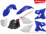 Set plastice (albe / albastre) restilizat - Yamaha YZ 125 / YZ 250 2T ('02-'19) - Polisport