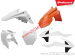 Set plastice (albe - portocalii / inclusiv airbox) - KTM SX 65 ('16-'19) - Polisport