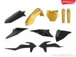 Set plastice aurii/negre - KTM SX 125 / SX-F 450 ie / SX-F 450 ie Cairoli / SX-F 450 ie Herlings Replica - Polisport