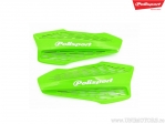 Set plastice de schimb culoare verde protectii maini MX Force - Polisport