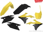 Set plastice galbene/negre - Suzuki RM-Z 250 ('19-'22) / RM-Z 450 ('18-'22) - Polisport