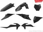 Set plastice negre - KTM SX 125 / SX 150 / SX 250 ('19-'20) / SX-F 250 ie 4T / SX-F 350 ie 4T / SX-F 450 ie ('19) - Polisport