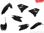 Set plastice negre - Suzuki RM 125 / RM 250 ('01-'12) - Polisport