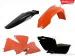 Set plastice portocalii/negre - KTM EXC 125 ('00-'01) / EXC 200 ('00-'01) / EXC 250 ('00-'01) - Polisport