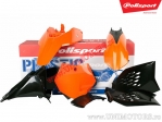 Set plastice (portocalii - negre) - KTM SX 65 ('09-'11) - Polisport