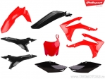Set plastice rosii/negre - Honda CRF 250 RE ('16-'17) / CRF 250 R ('14-'17) / CRF 450 R ('13-'16) - Polisport
