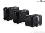 Set TRAX ADV nero (topcase + 2x sidecase + supporti PRO + ADVENTURE-RACK) - 158,0L - Ducati Multistrada 1260 ('17-) - SW-Motech