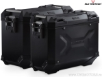 Set valigie laterali (sidecase) TRAX ADV L/M alluminio colore nero e supporti PRO - Honda X-ADV ('20-) - SW-Motech