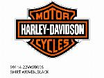 SHIRT-WOVEN,BLACK - 99114-22VW/000S - Harley-Davidson