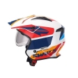 SIFAM - Jethelm S-LINE S769 TROOPER - weiß / rot / blau [XL]
