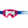 SIFAM - SWAP\'s ochelari Offroad PIXEL, antifog/antiscratch/antislip - ROZ
