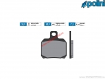 Sintered front brake pads (50,9x53,9x7,3mm) - 1742035.F - Polini