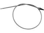 Skręcany kabel prędkościomierza ze stali nierdzewnej Armor Coat do Harley-Davidson - Chrom - 06550065