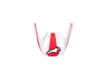 SM3 Heat Helmet Visor - Black, Red, White - Adult - One Size - 01321895