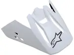 SM5 Helmvizier - Glanzend Wit - Volwassen - Één Maat - 01321417
