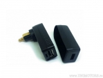 Socket connector 90 degrees USB9 3A - Triumph