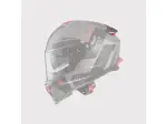 Spoiler Casca Typhoon - Gri, Mat - Adult - 01331626