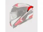 Spoiler de Casco Evoluzione - Mate, Rojo - Adulto - 01331615