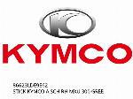 STICK KYMCO A SCH RH MXU 300 GREE - 86623LDE9E62 - Kymco