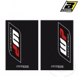 Sticker furca - NEGRU White Power 27x17 cm - JM
