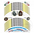 Sticker roata - RACING galben - JM