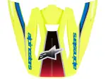 Supertech M5 Helmvizier - Zwart, Blauw, Geel - Volwassene - Één Maat - 01321734