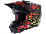 Supertech M5 Rash Helmet - Black, Gloss, Red - Adult - 2XL - 01108452