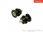 Support stand M8 x 1.25 x 25 mm black - JM