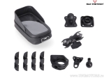 Supporto universale GPS con custodia telefono impermeabile - sfera nera 1" supporto con T-Lock e morsetto per manubrio / specchi