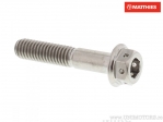 Surub cap hexagonal dual Pro Bolt M6 x 1.00 x 32 mm titan Racing argintiu - JM
