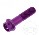 Surub cap hexagonal Pro Bolt M10 x 1.25 x 40 mm aluminiu Racing violet - JM