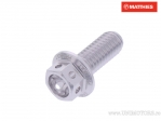 Surub cap hexagonal Pro Bolt M6 x 1.00 x 15 mm aluminiu Racing argintiu - JM