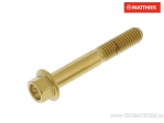 Surub cap hexagonal Pro Bolt M6 x 1.00 x 40 mm inox A4 auriu - JM