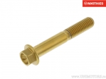 Surub cap hexagonal Pro Bolt M8 x 1.25 x 50 mm inox A4 auriu - JM