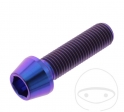 Surub cap rotund conic Pro Bolt M10 x 1.25 x 35 mm inox A4 violet - JM