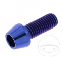Surub cap rotund conic Pro Bolt M10 x 1.50 x 25 mm inox A4 albastru - JM