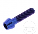 Surub cap rotund conic Pro Bolt M10 x 1.50 x 40 mm inox A4 albastru - JM
