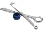 T6 Combo Lever Set - Anodized, Silver - 38100072