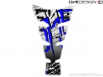 Tank Schutz 'Spirit' 220 x 134 mm transparent/blau - OneDesign Bike